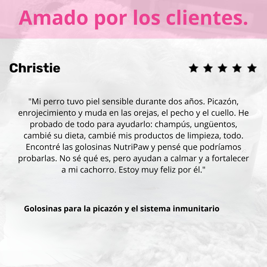 Nutri® 120 golosinas para la picazón y el sistema inmunitario