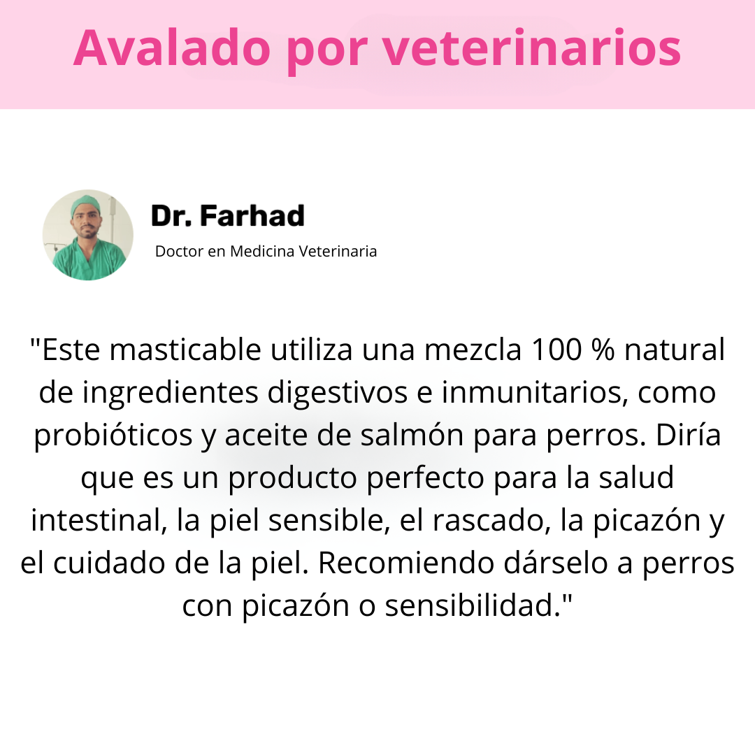 Nutri® 120 golosinas para la picazón y el sistema inmunitario