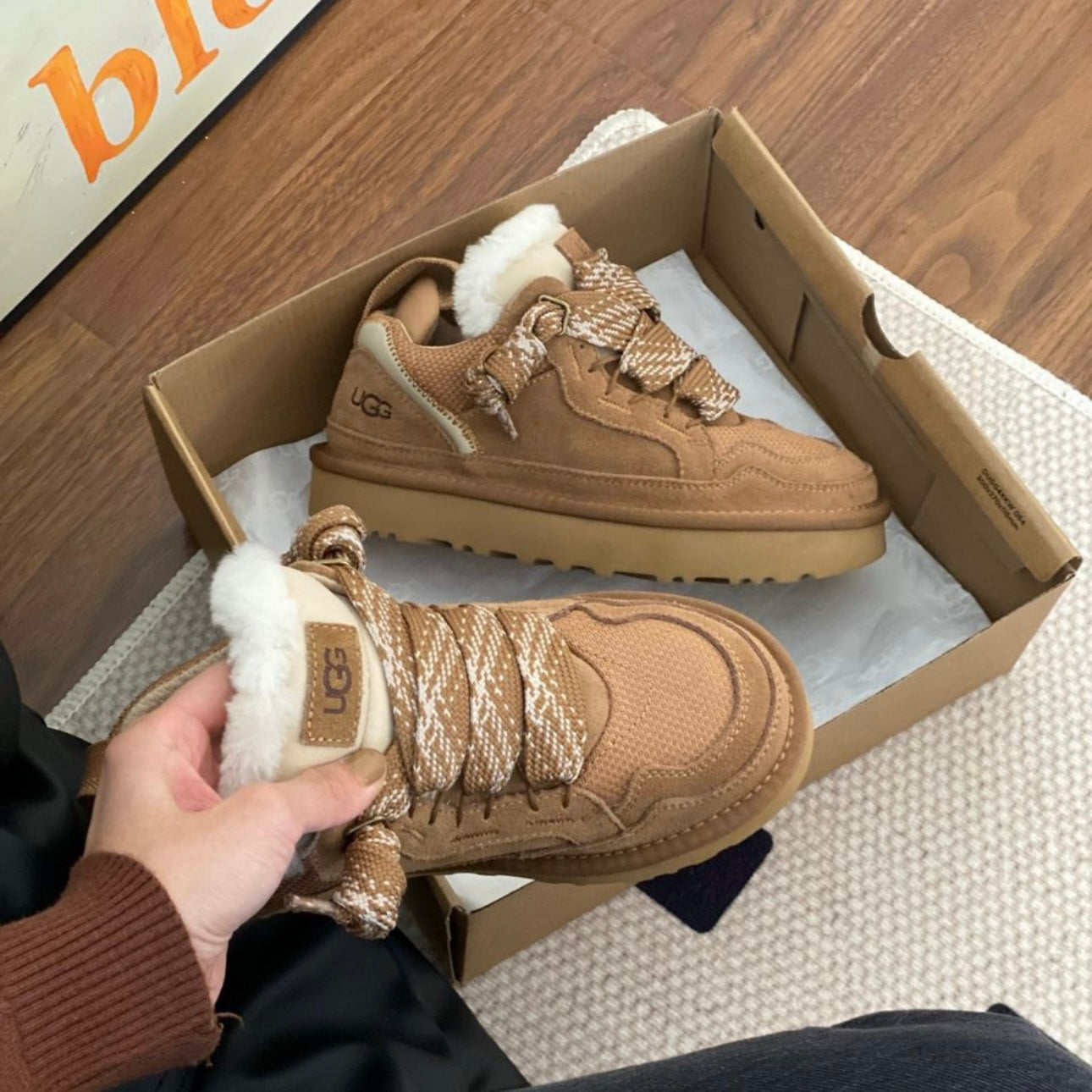 UGG Basket Lowmel BROWN
