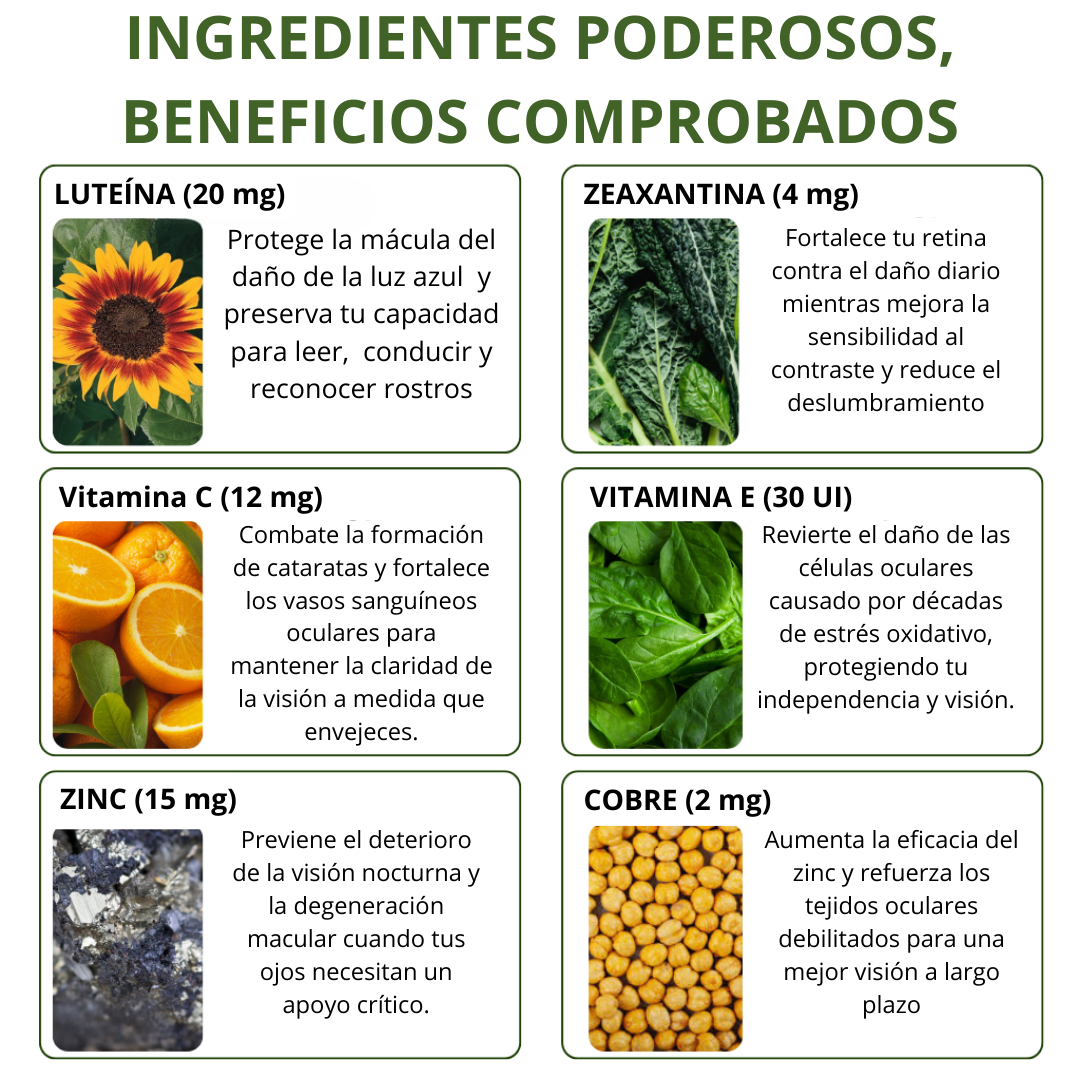Zoone™ Vitaminas Ojos con Luiteína