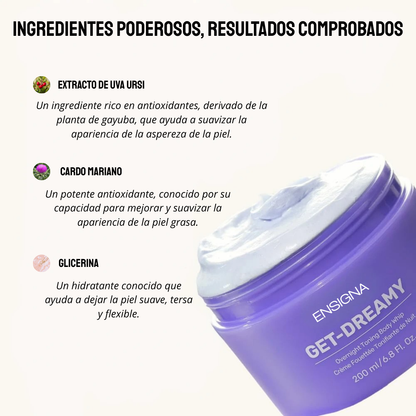 Crema reductora nocturna Ensigna® | 2x1 solo HOY