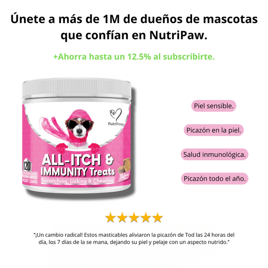 Nutri® 120 golosinas para la picazón y el sistema inmunitario