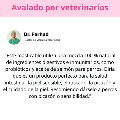 Nutri® 120 golosinas para la picazón y el sistema inmunitario
