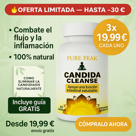 Candida Cleanse - Soporte Natural