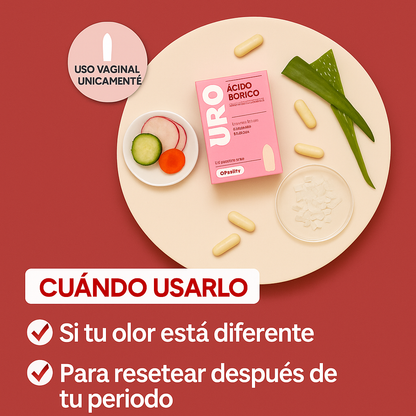 URO - Supositorio vaginal de ácido bórico