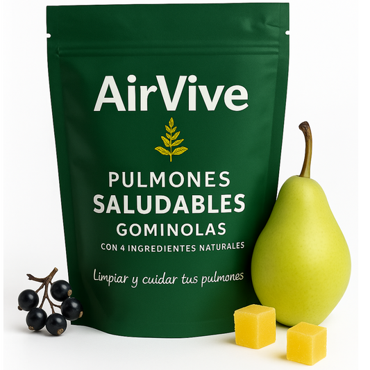 AirVive™ – Gominolas con Mullein para Limpiar Vías Respiratorias