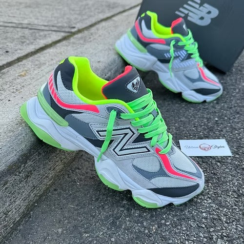 NB 9060 WHITE GREY VOLT GREEN