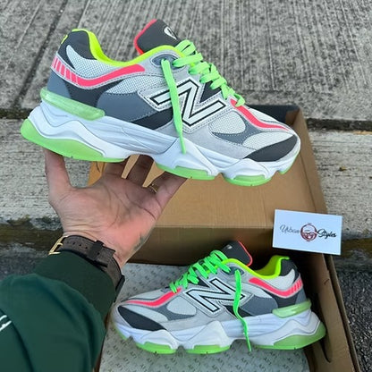 NB 9060 WHITE GREY VOLT GREEN